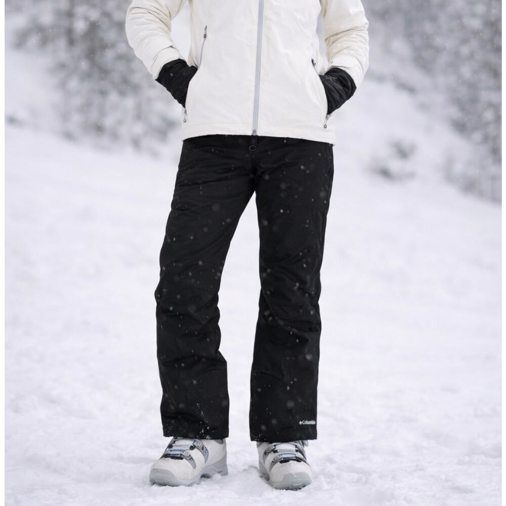 Columbia Omni-Heat Snow Pants Black Size S Petite Ski Snowboard